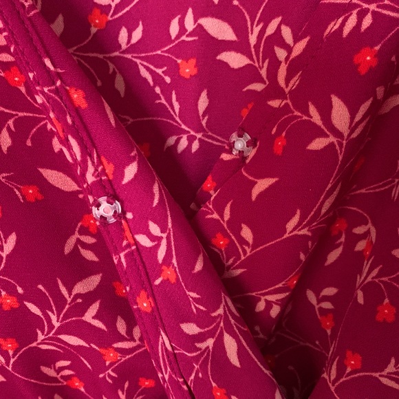 Old Navy Fuchsia Midi Maternity Dress - Picture 4 of 8